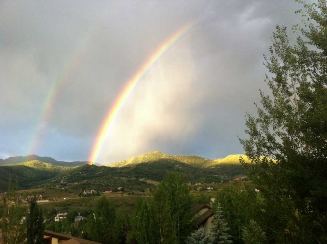 Double Rainbow in Jeremy Ranch