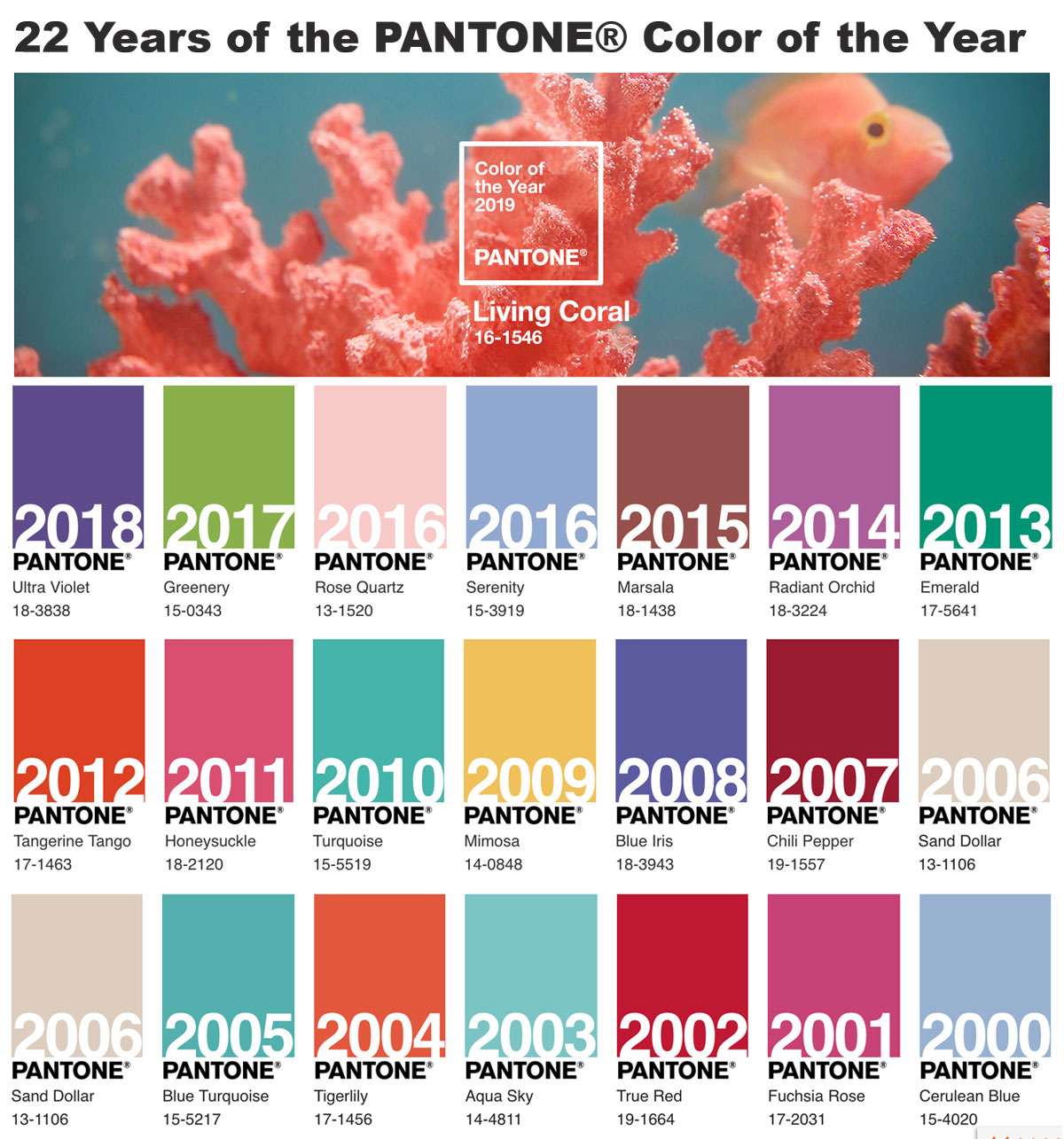 Drumroll, Please! PANTONE’S Color of 2019 is Living Coral Park City