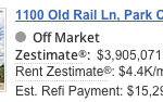 1100 Old Rail Lane Zestimate