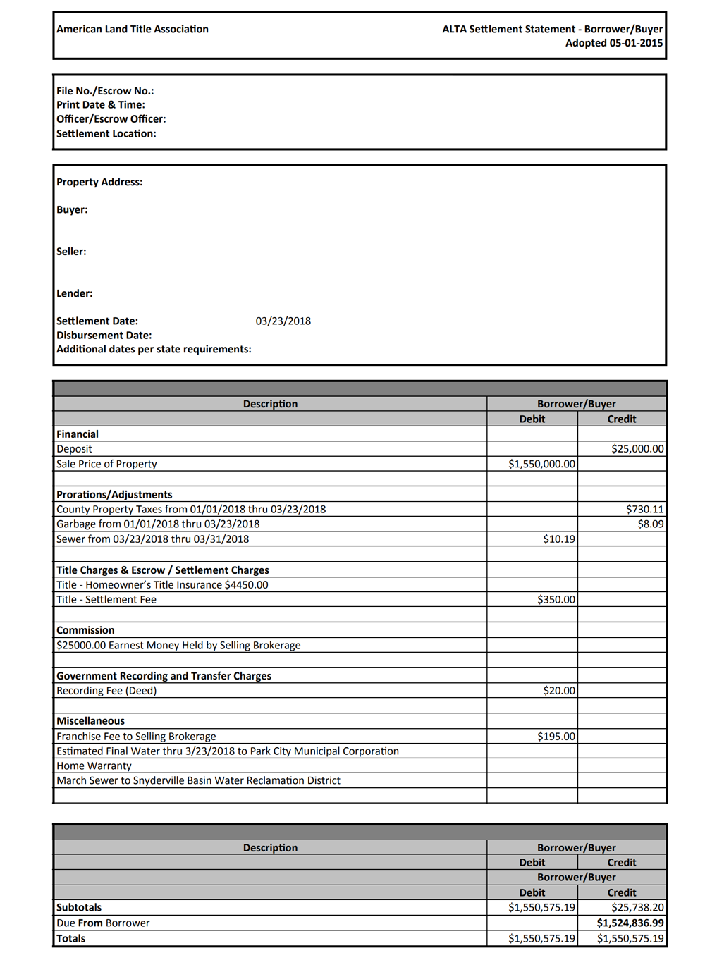 closing-costs-to-buy-or-sell-property-in-park-city-utah-samples