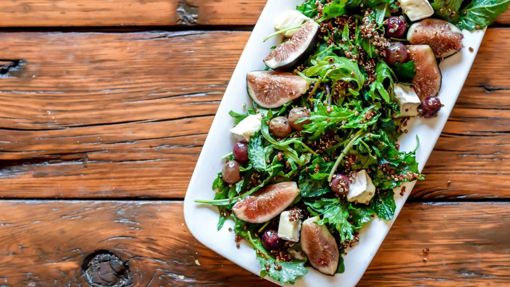 Salad served at Deer Valley's Royal Street Cafe