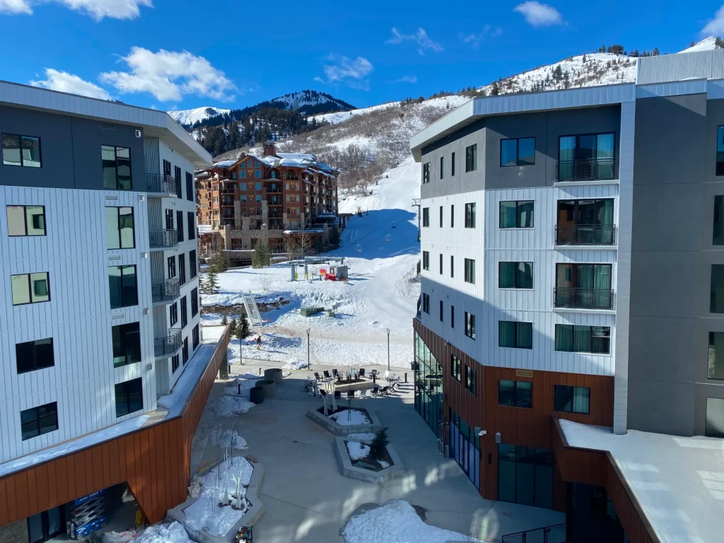 Park City condos in the winter