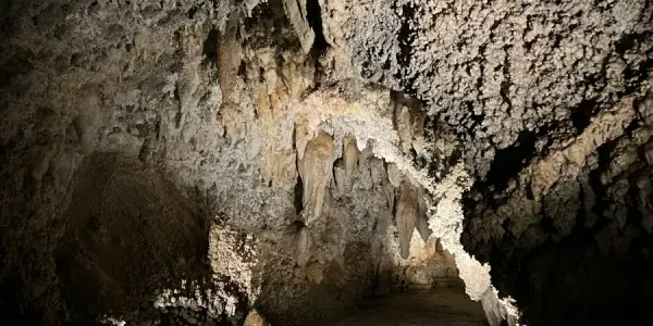 Inside view of the cave at Timpanogos Cave National Monument